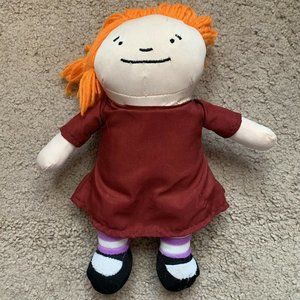 Usbourne Books Cordelia Plush Doll Toy Character Kane Miller Orange Hair 11”